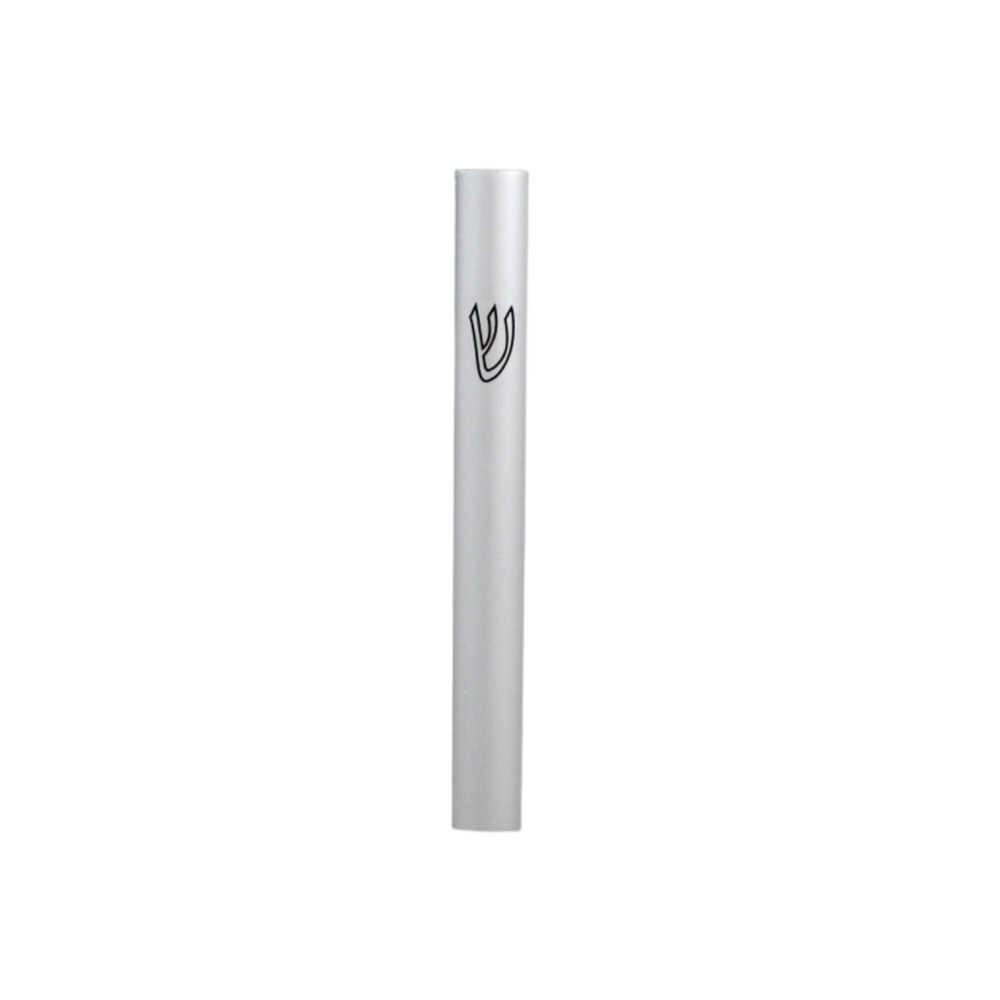 Aluminum Gray Matte Outdoor Mezuzah Case