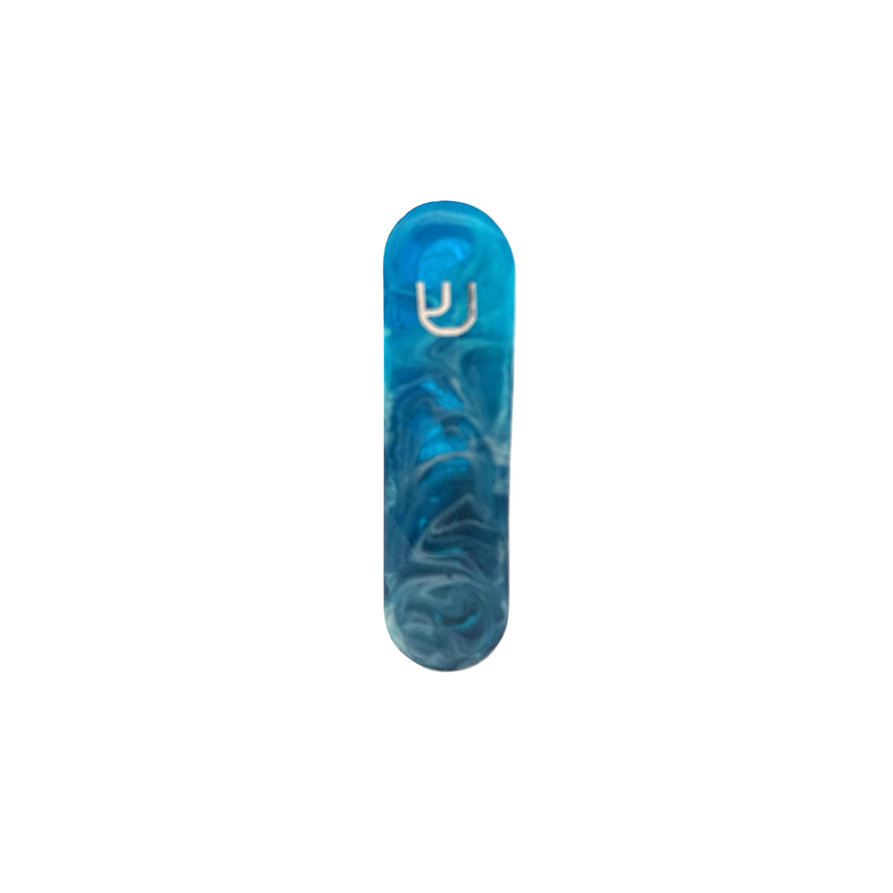 Sheinberg Blue Fat Mezuzah