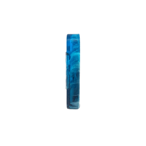 Sheinberg Blue Fat Mezuzah