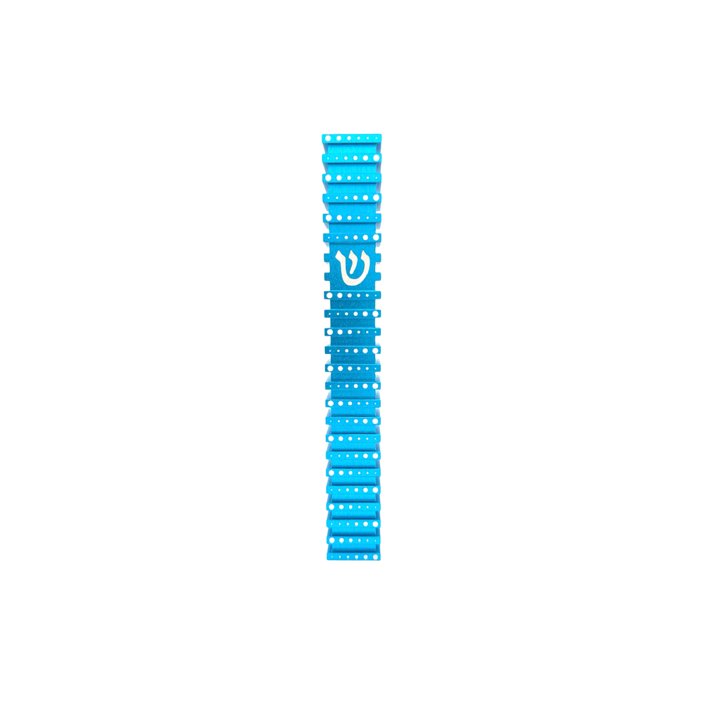 Cyan Premium Aluminum Outdoor Mezuzah