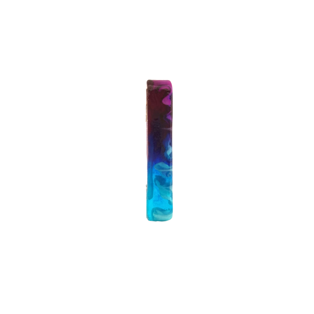 Sheinberg Purple Cyan Jewel Mezuzah
