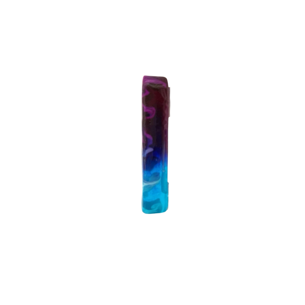 Sheinberg Purple Cyan Jewel Mezuzah