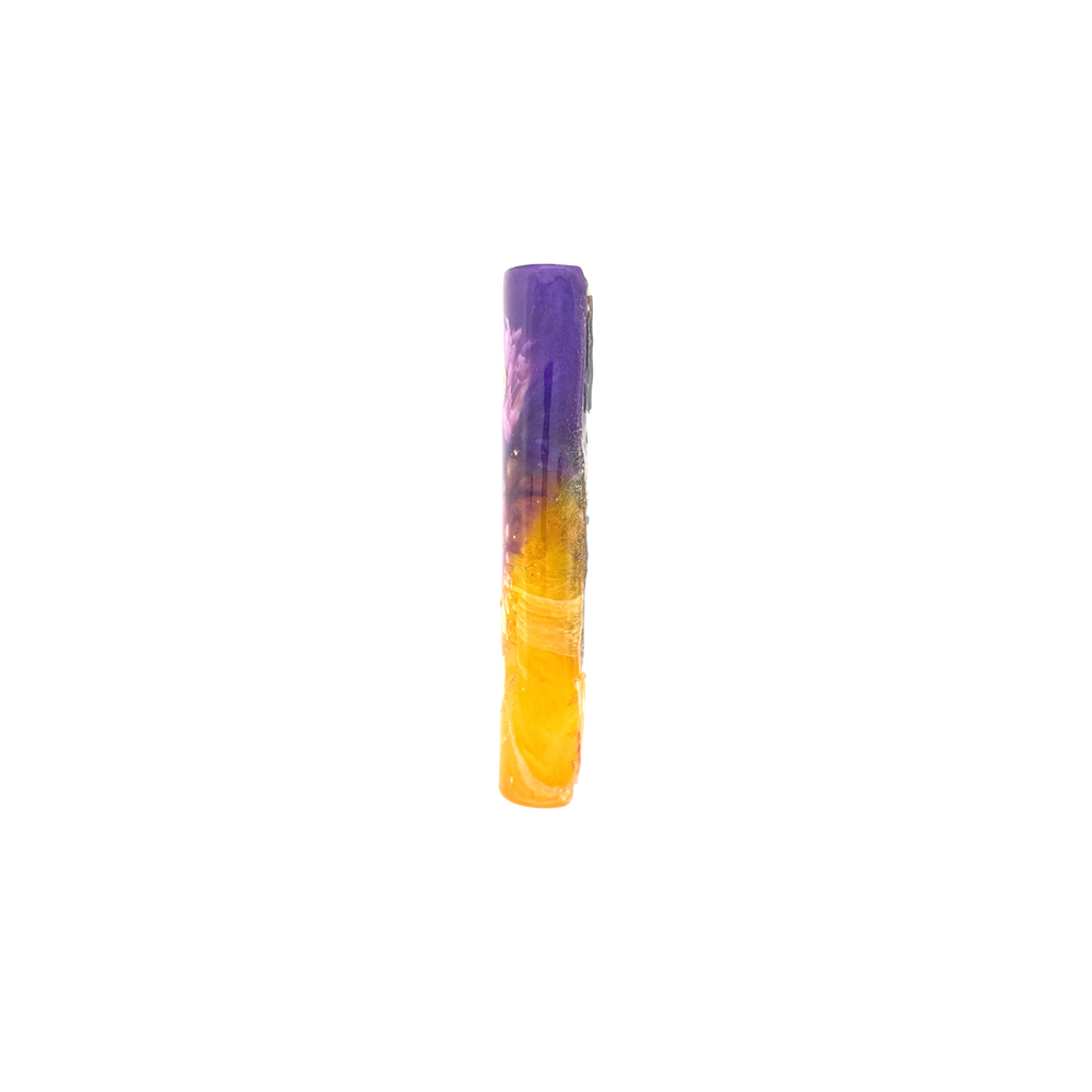 Sheinberg Purple-Gold Radiance Mezuzah