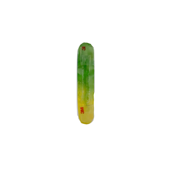 Sheinberg Green Yellow Heritage Mezuzah