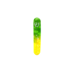 Sheinberg Green Yellow Heritage Mezuzah