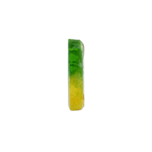 Sheinberg Green Yellow Heritage Mezuzah