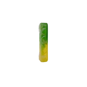 Sheinberg Green Yellow Heritage Mezuzah