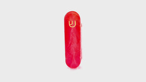 Sheinberg Red Fat Mezuzah