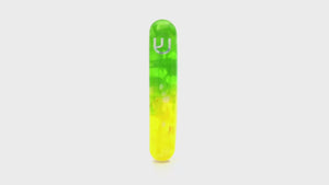 Sheinberg Green Yellow Heritage Mezuzah
