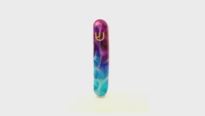 Sheinberg Purple Cyan Jewel Mezuzah