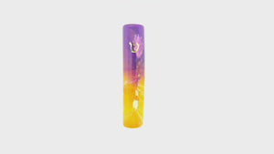 Sheinberg Purple-Gold Radiance Mezuzah